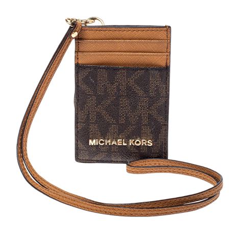 cheap michael kors id holder lanyard|michael kors outlet lanyard.